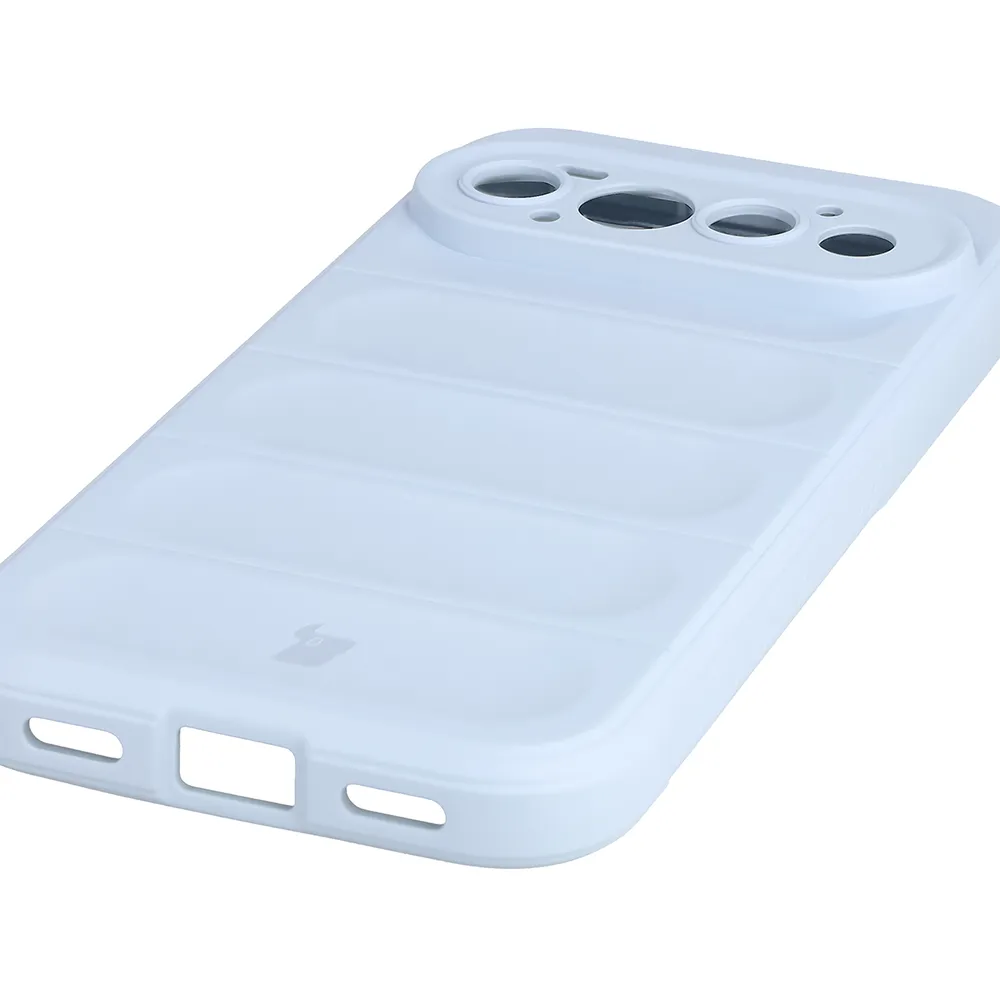 Precyzyjne wycięcia i kompatybilność z ładowaniem indukcyjnym w etui Bizon Case Tur do Google Pixel 11 Pro