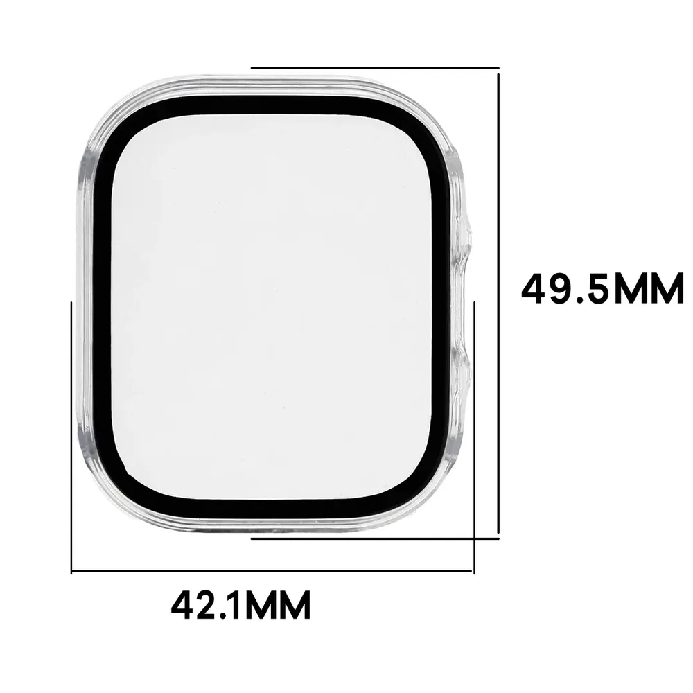 Wymiary etui Bizon Case Watch Adamo do Xiaomi Redmi Watch 6 Lite