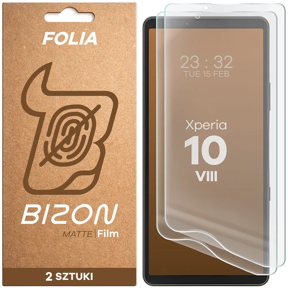 Folia matowa na ekran Bizon Film Matte Duo do Sony Xperia 10 VIII, 2 sztuki