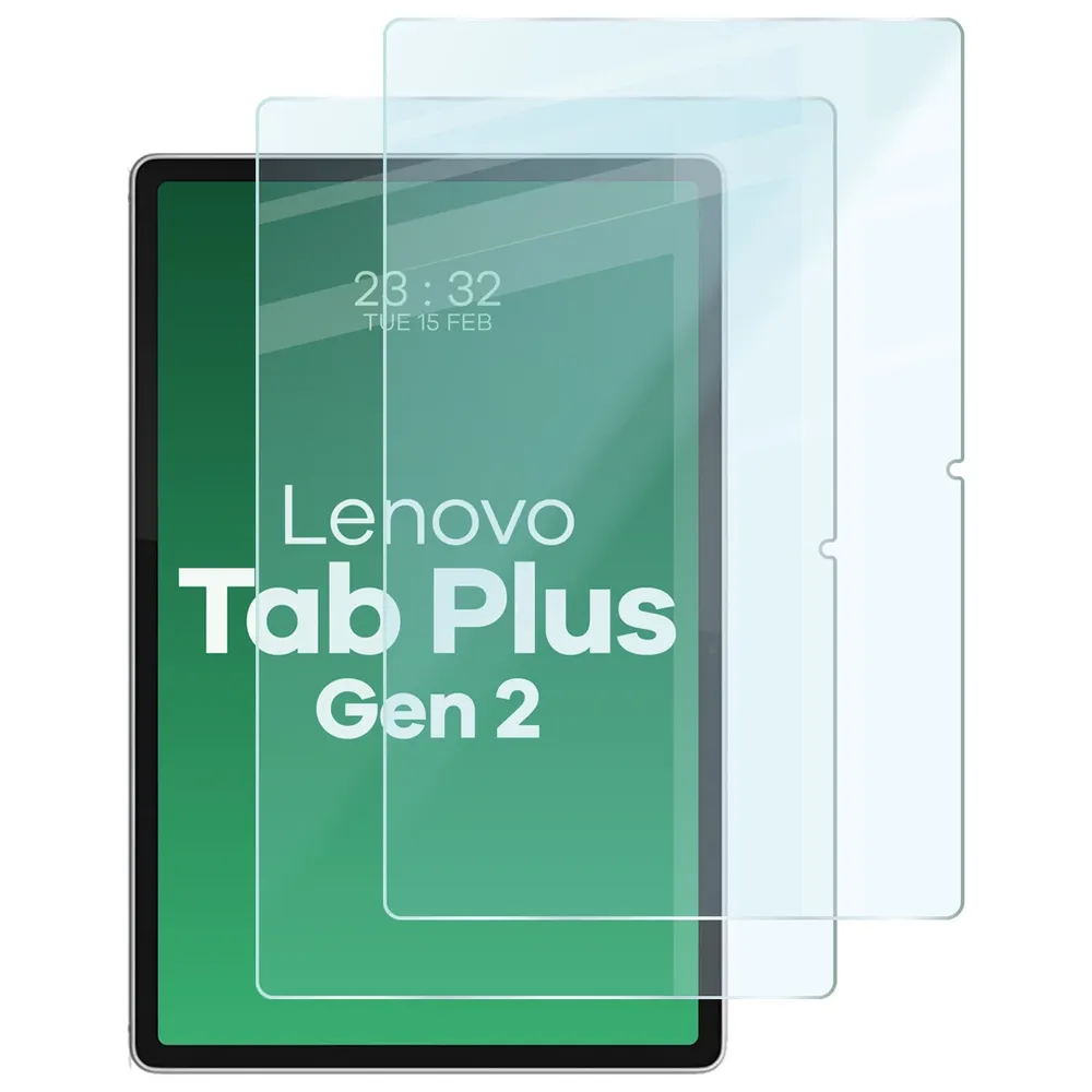 Szkło hartowane Bizon Tab Glass Clear Duo do Lenovo Tab Plus Gen. 2, 2 sztuki