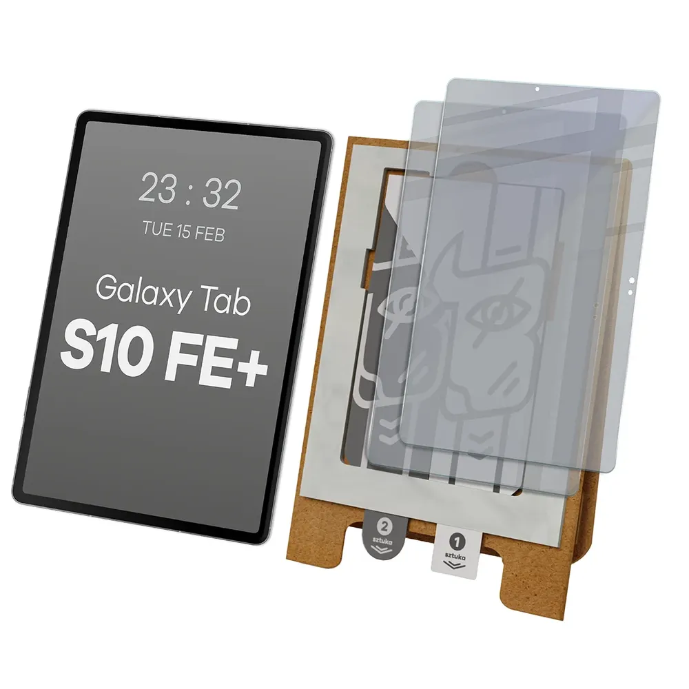 Aplikator Bizon Eplikator Tab Hybrid Shadow do łatwej aplikacji ochrony ekranu dla Galaxy Tab S10 FE Plus