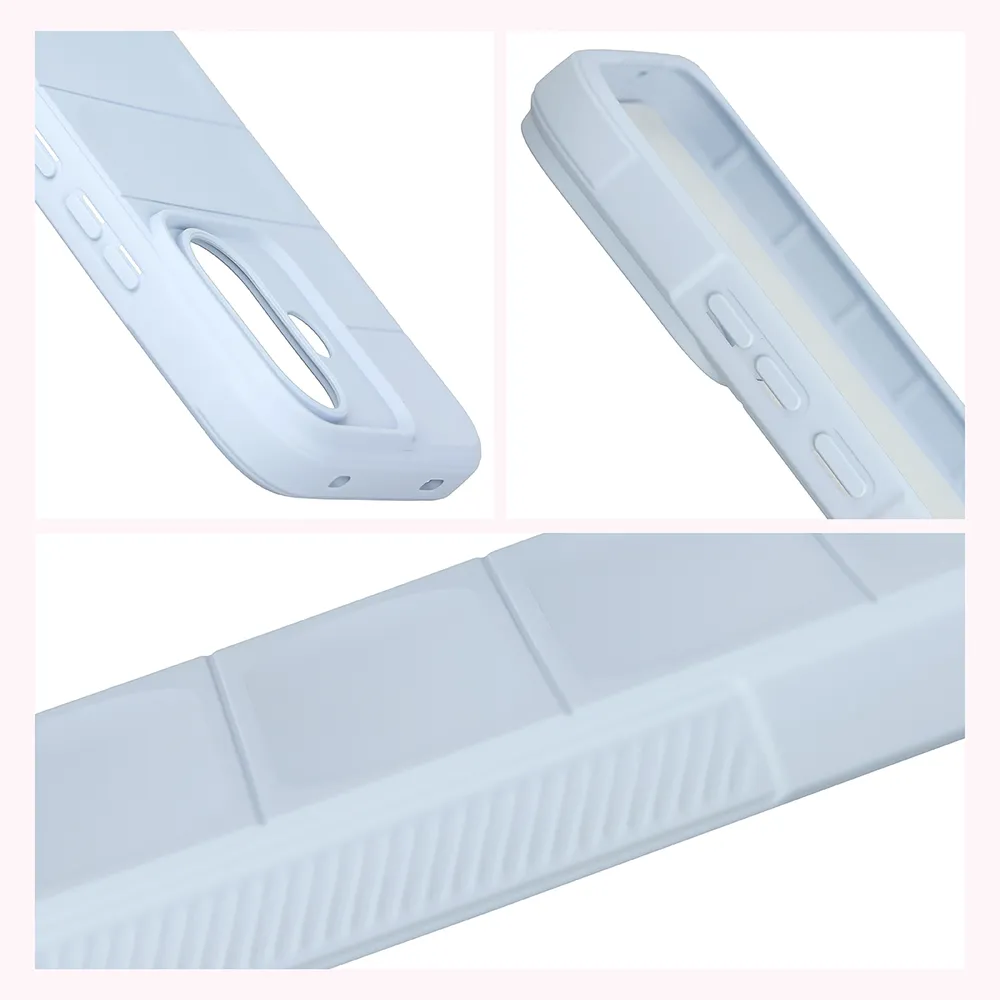 Teksturowane boki i podwyższone krawędzie ekranu i aparatu w etui Bizon Case Tur do Xiaomi Redmi Note 17 Pro 5G