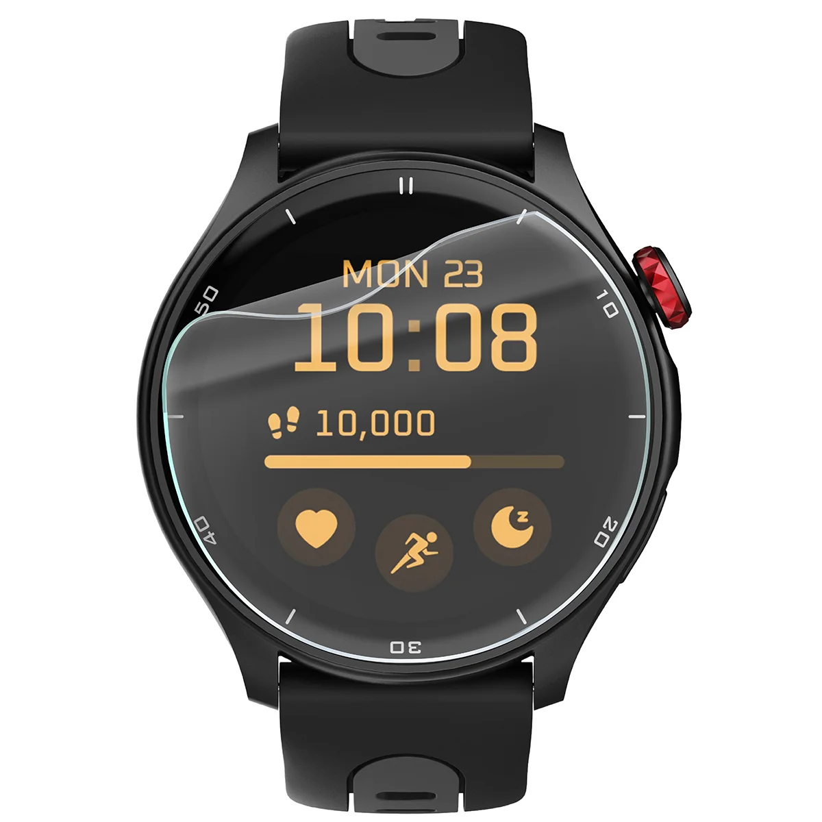 Folia hydrożelowa Bizon Watch Film HydroFlex do myPhone Watch Adventure na zegarku
