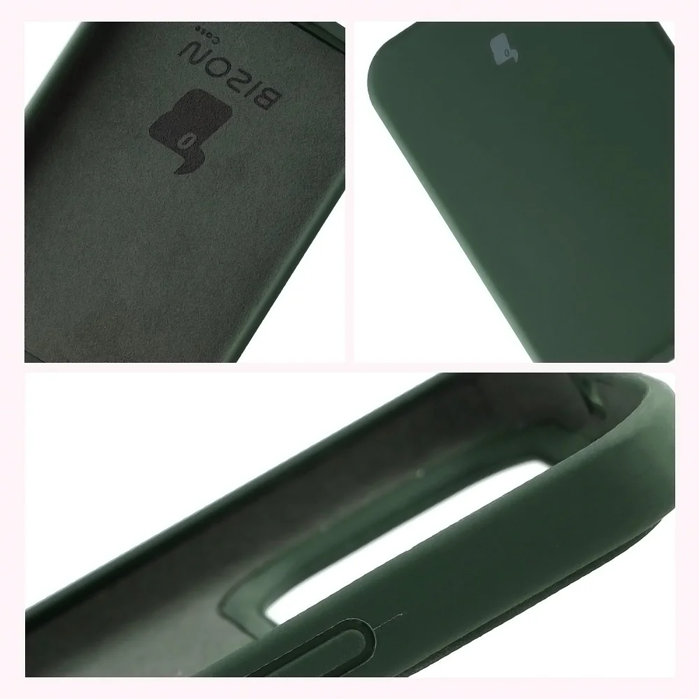 Konstrukcja etui Bizon Soft Case: zintegrowane osłony, podwyższone krawędzie i wyściółka z mikrofibry do Xiaomi POCO F9 Pro