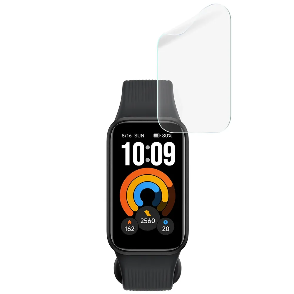 Zestaw folii hydrożelowych Bizon Watch Film Hydrogel Duo dla Xiaomi Smart Band 11 Active