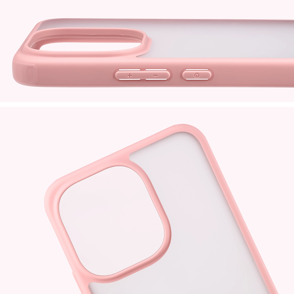 Pełne wycięcie i podwyższone krawędzie aparatu w etui Bizon Case Angelo do Xiaomi Redmi Note 17 Pro 5G