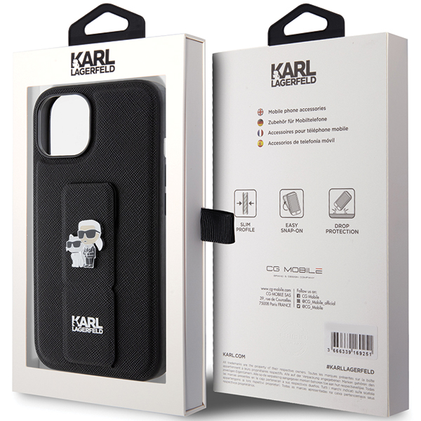 Custodia Karl Lagerfeld Per IPhone 15 In Pelle Con Logo Metallico: Eleganza E Protezione Totale