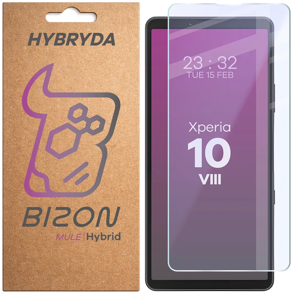 Szkło hybrydowe na ekran Bizon Hybrid Mule do Sony Xperia 10 VIII