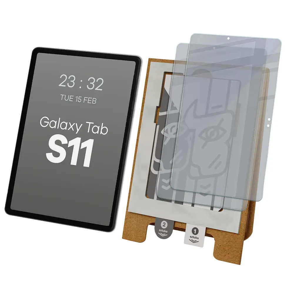 Aplikator Bizon Eplikator Tab Hybrid Shadow do łatwej aplikacji ochrony ekranu dla Galaxy Tab S11