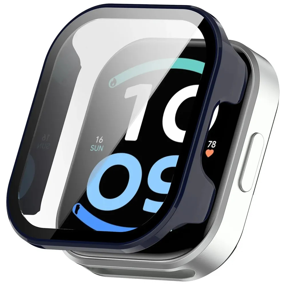Wizualizacja nakładania etui Bizon Case Watch Adamo do Xiaomi Redmi Watch 6 Active