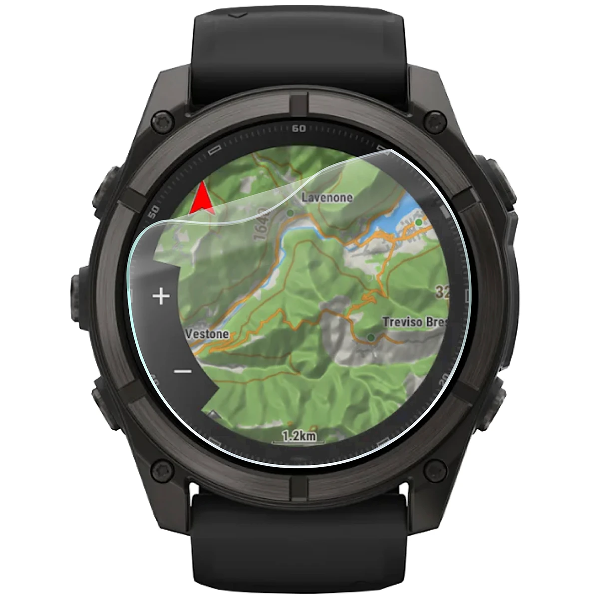 Folia hydrożelowa Bizon Watch Film HydroFlex do Garmin Fenix 9 (51 mm) na zegarku