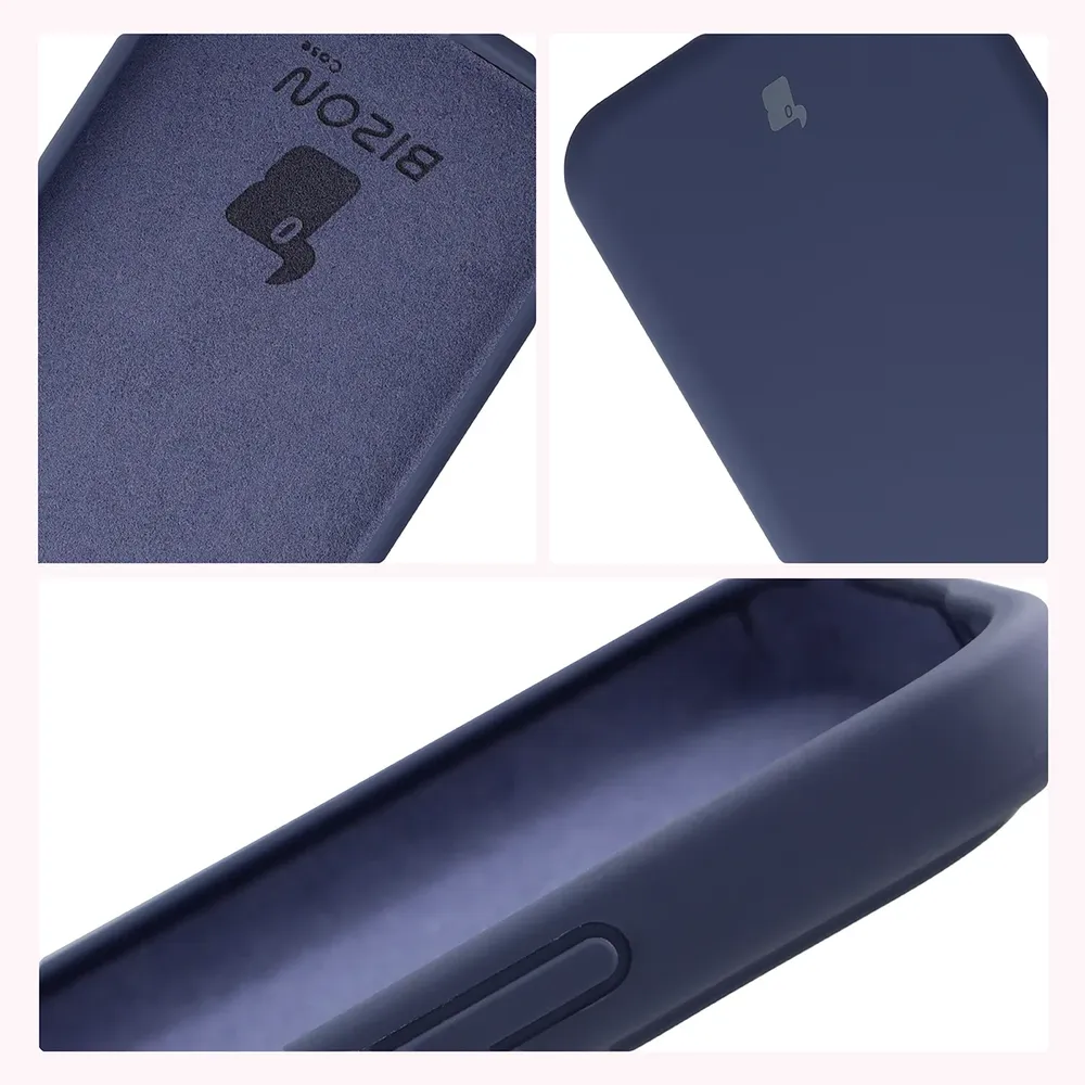 Konstrukcja etui Bizon Soft Case: zintegrowane osłony, podwyższone krawędzie i wyściółka z mikrofibry do Xiaomi Redmi Note 17 4G/5G