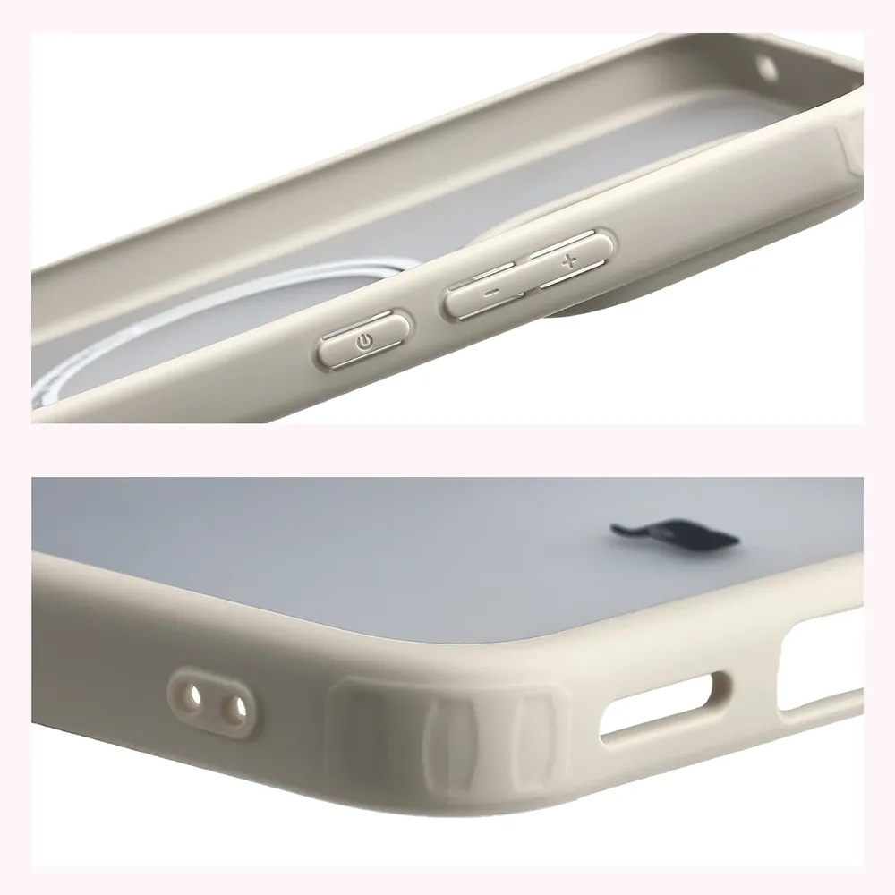 Wzmocnione narożniki i podwyższone ranty ekranu w etui Bizon Case MatteO do Xiaomi Redmi Note 17 5G / 4G