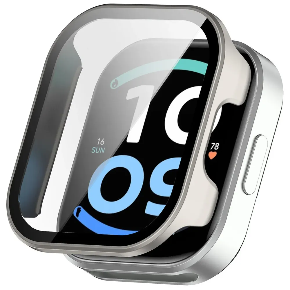 Wizualizacja nakładania etui Bizon Case Watch Adamo do Xiaomi Redmi Watch 6 Active