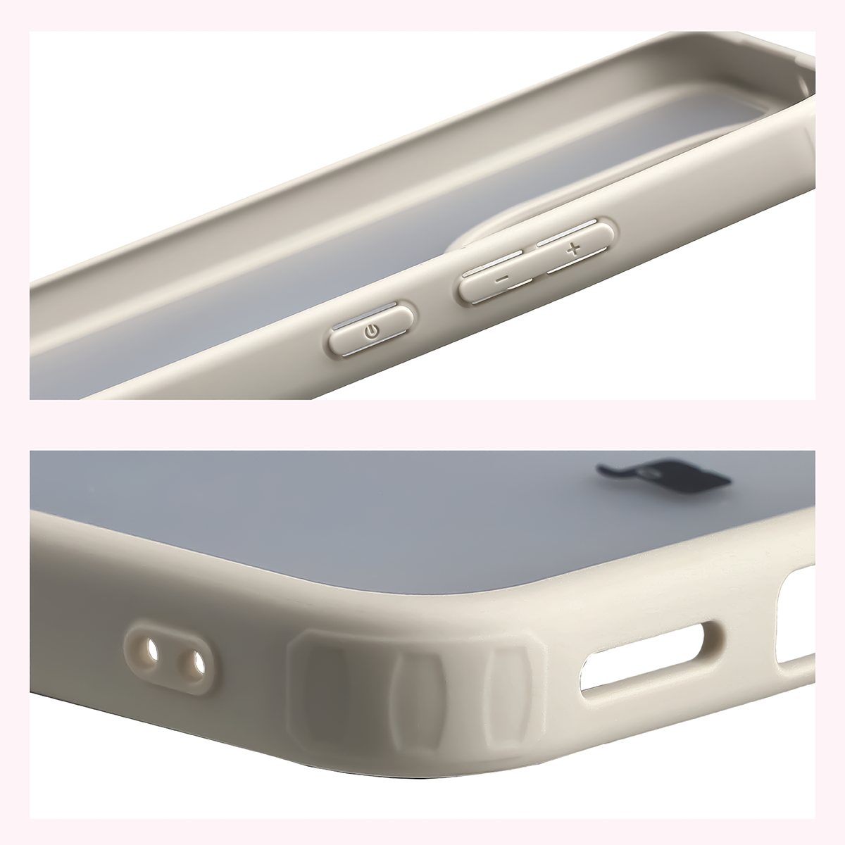Wzmocnione narożniki i podwyższone ranty ekranu w etui Bizon Case Angelo do Xiaomi Redmi Note 17 5G