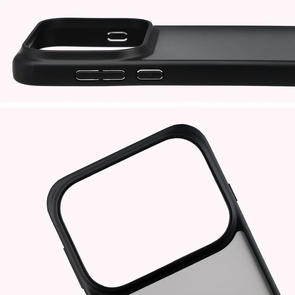 Pełne wycięcie i podwyższone krawędzie aparatu w etui Bizon Case Angelo do OPPO Find X10 Pro Max