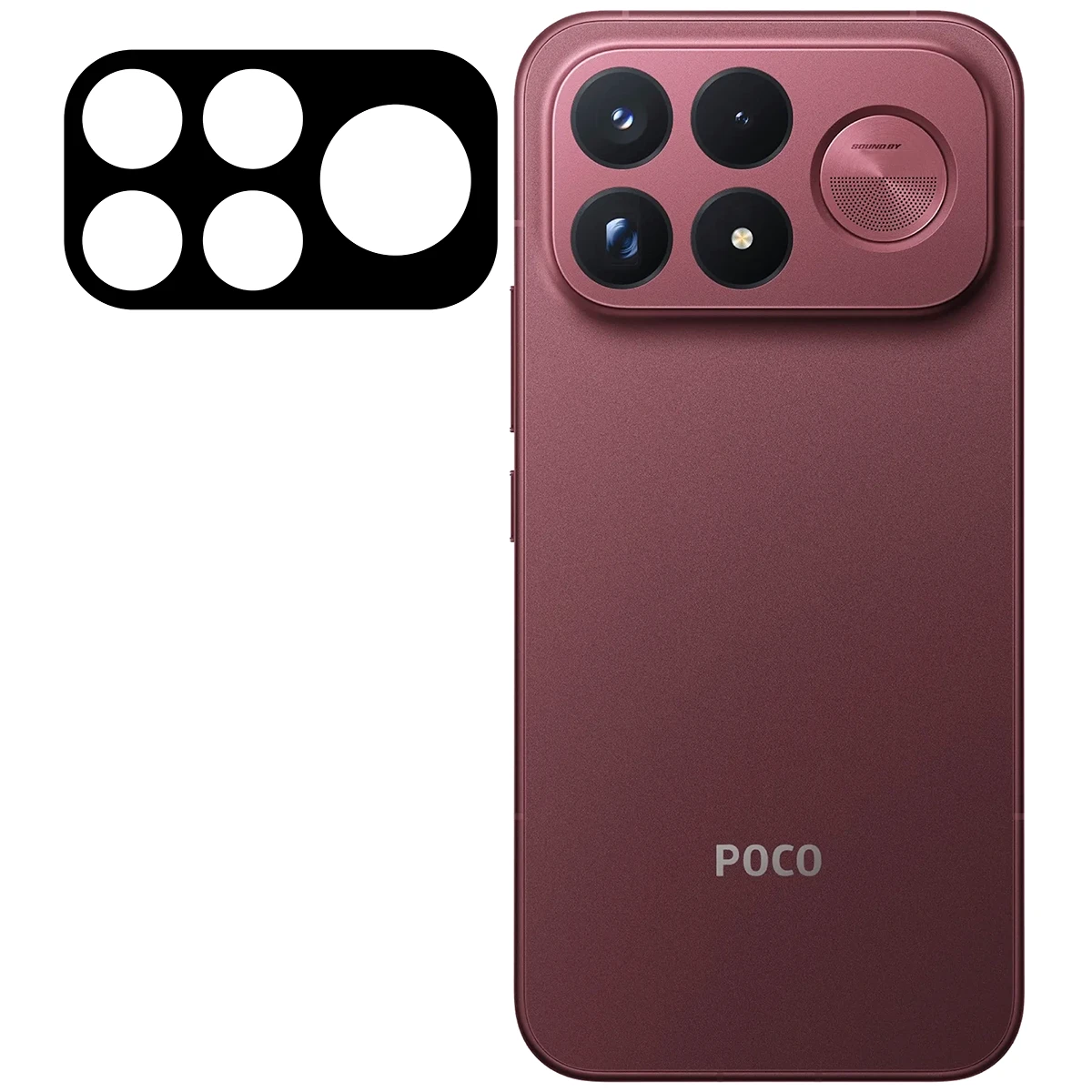 Szkło na aparat Bizon Glass Lens do Xiaomi POCO F9 Ultra