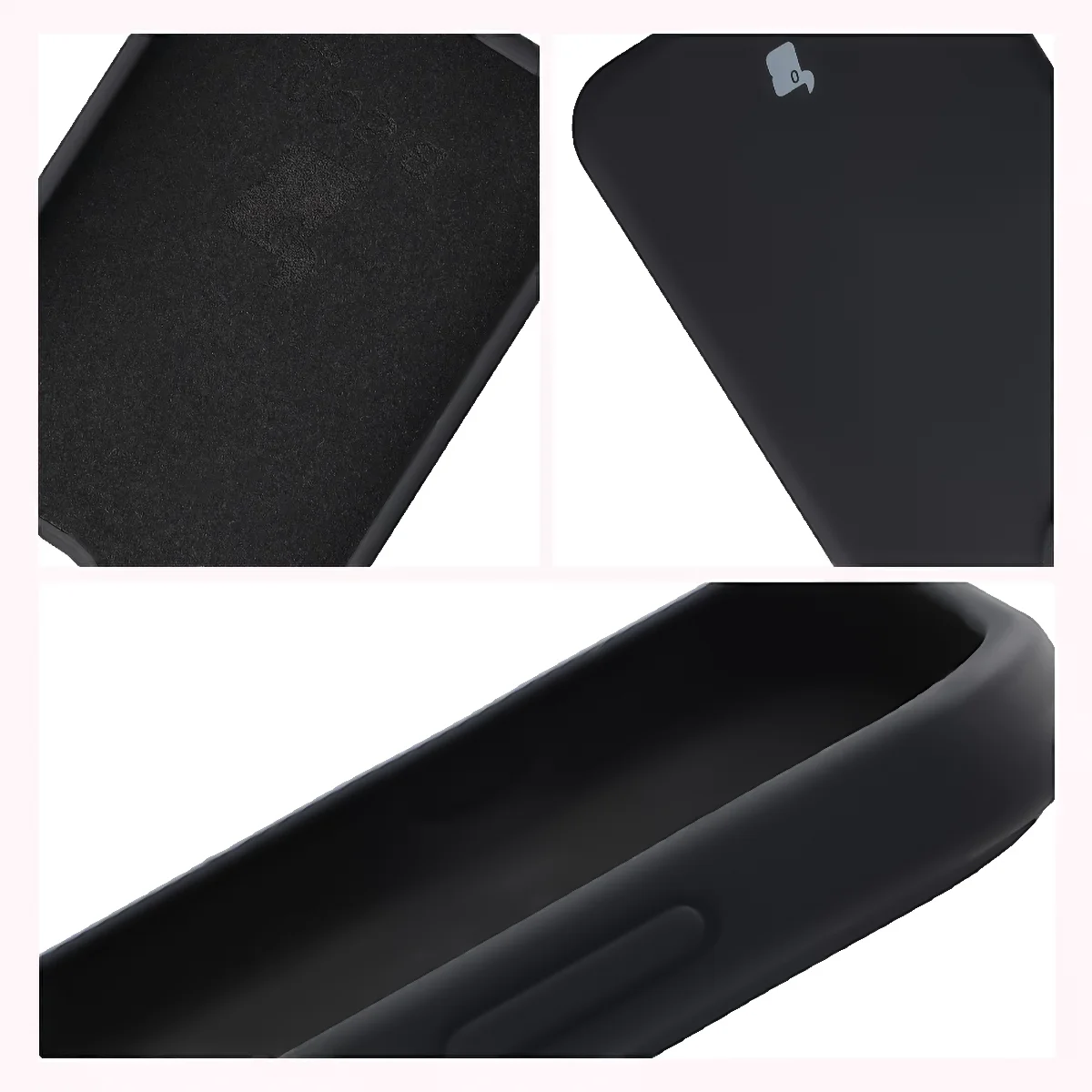 Konstrukcja etui Bizon Soft Case: zintegrowane osłony, podwyższone krawędzie i wyściółka z mikrofibry do OPPO Reno16 F, OPPO Reno16 FS