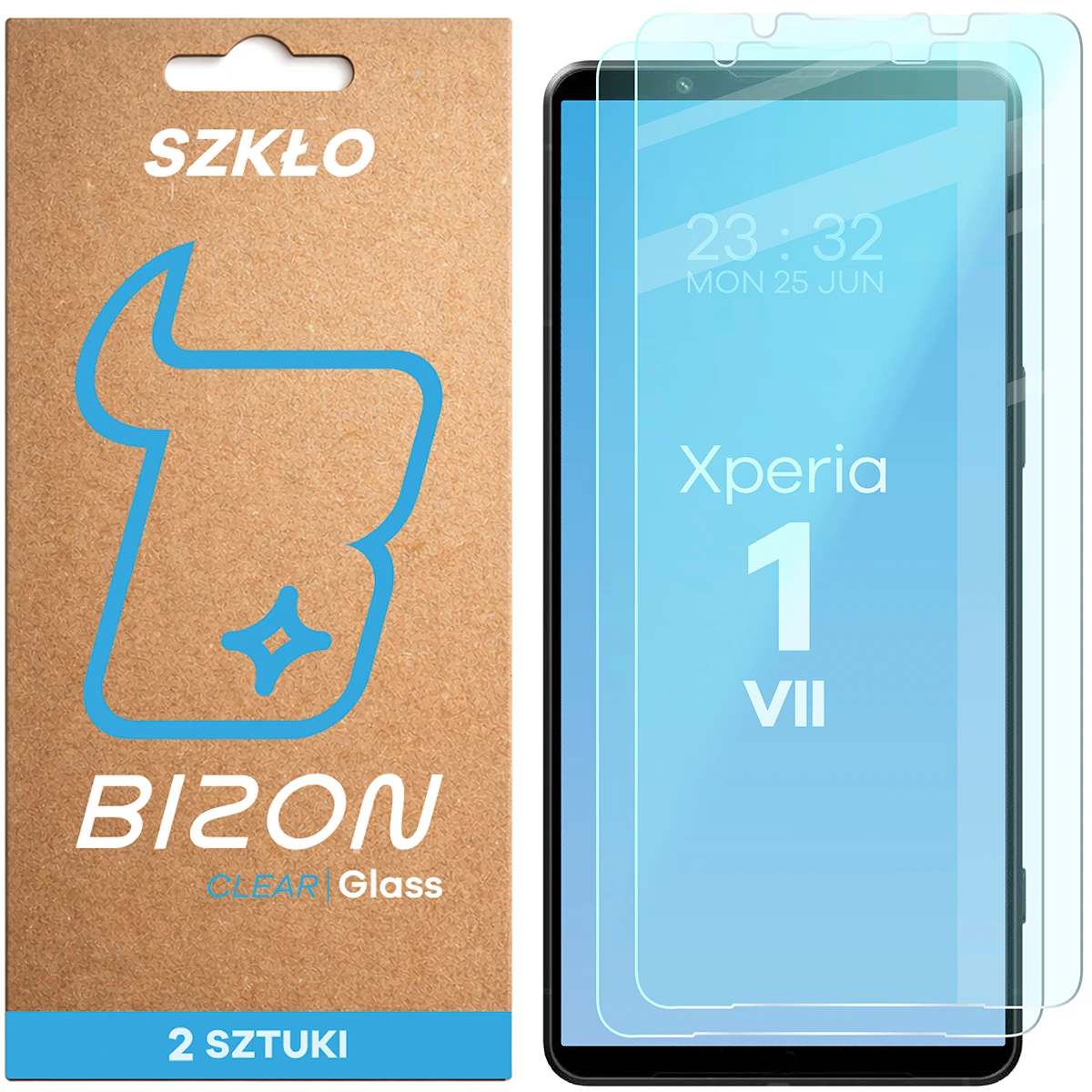 Szkło hartowane Bizon Glass Clear Duo do Sony Xperia 1 VII