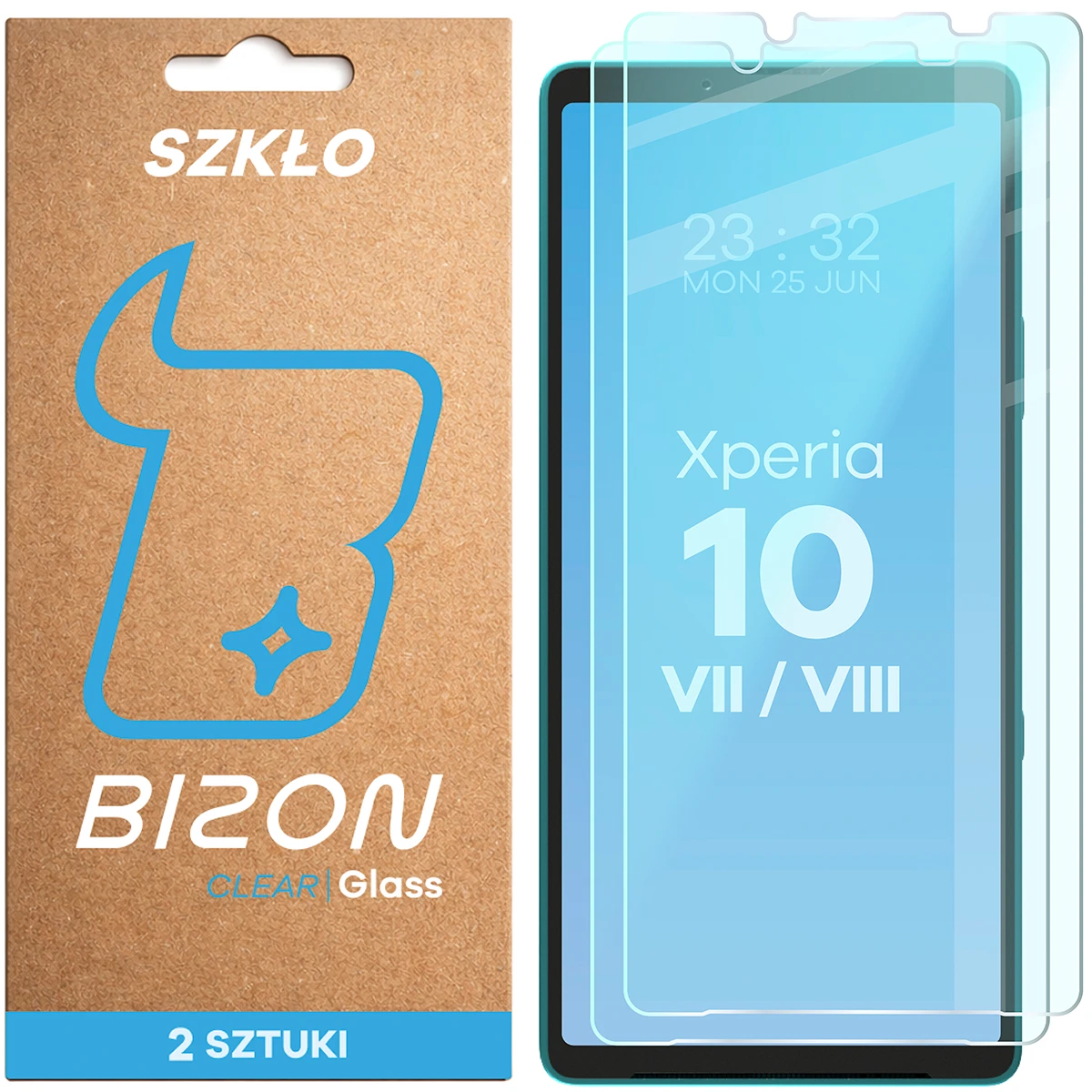 Szkło hartowane Bizon Glass Clear Duo do Sony Xperia 10 VII / VIII