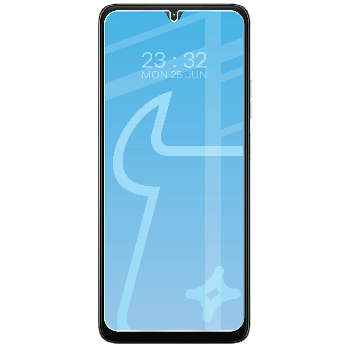 Telefon z nałożonym szkłem Bizon Glass Clear Duo do Motorola Moto G06 4G / Power 4G