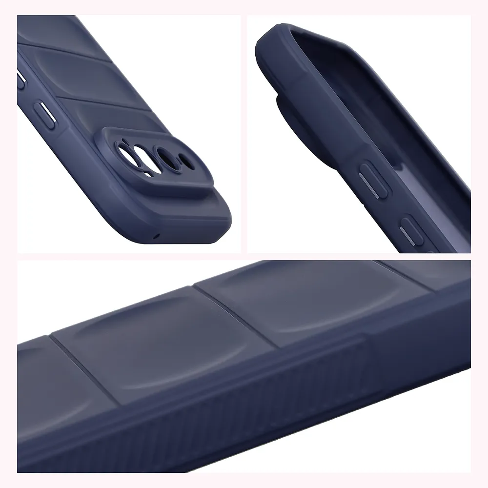 Teksturowane boki i podwyższone krawędzie ekranu i aparatu w etui Bizon Case Tur do Google Pixel 11 Pro XL