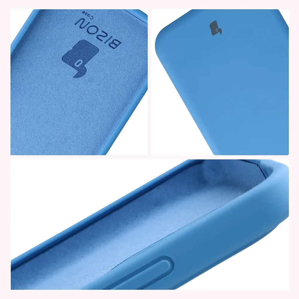 Konstrukcja etui Bizon Soft Case: zintegrowane osłony, podwyższone krawędzie i wyściółka z mikrofibry do Xiaomi Redmi Note 17 4G/5G