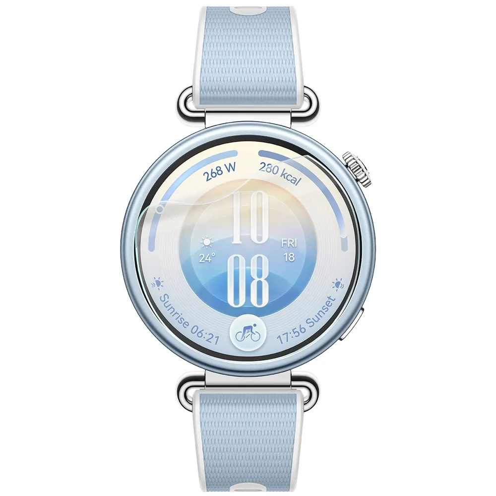 Folia hydrożelowa Bizon Watch Film HydroFlex do Huawei Watch GT 7 41 mm na zegarku