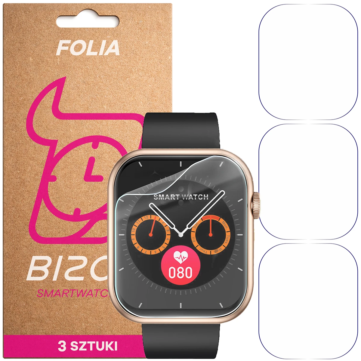 Folia hydrożelowa Bizon Watch Film HydroFlex dla JG Smart QX7 Pro