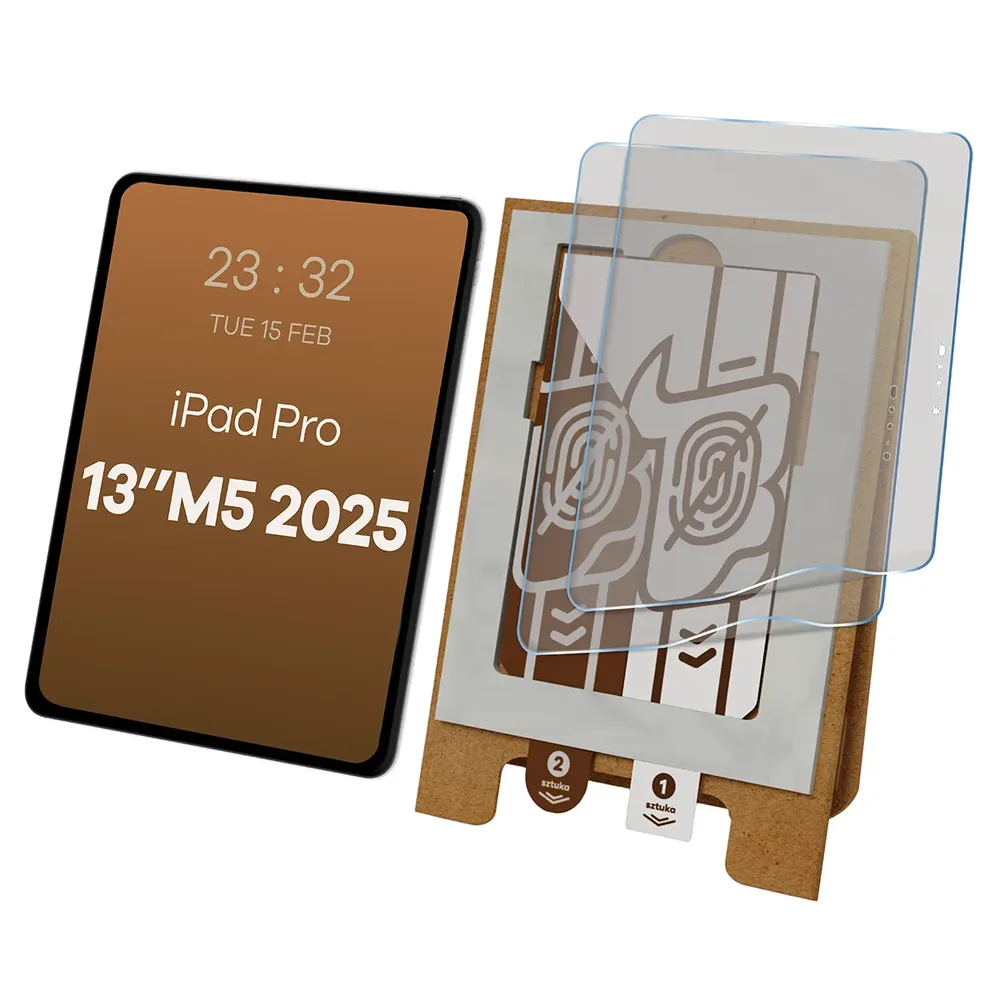 Aplikator Bizon Eplikator Tab Film Matte do łatwej aplikacji ochrony ekranu dla Apple iPad Pro 13 M5 2025