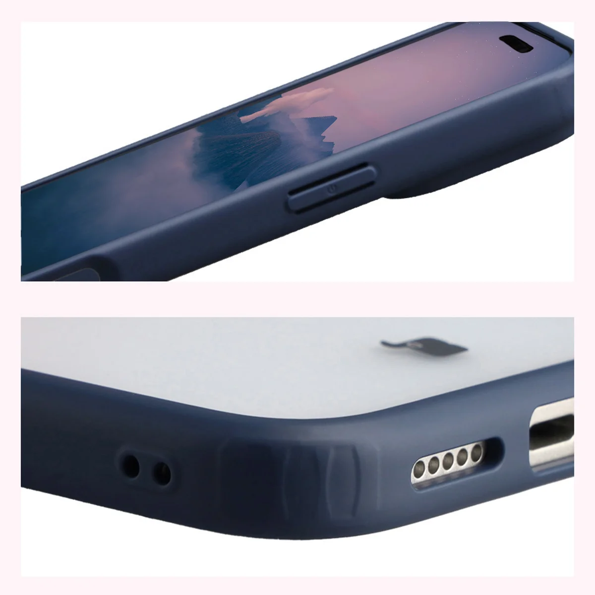 Wzmocnione narożniki i podwyższone ranty ekranu w etui Bizon Case Angelo do iPhone 18 Pro Max / 17 Pro Max