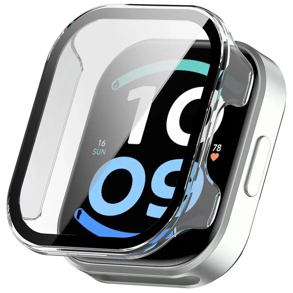Wizualizacja nakładania etui Bizon Case Watch Adamo do Xiaomi Redmi Watch 6 Active