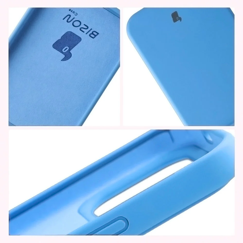 Konstrukcja etui Bizon Soft Case: zintegrowane osłony, podwyższone krawędzie i wyściółka z mikrofibry do Xiaomi POCO F9 Pro
