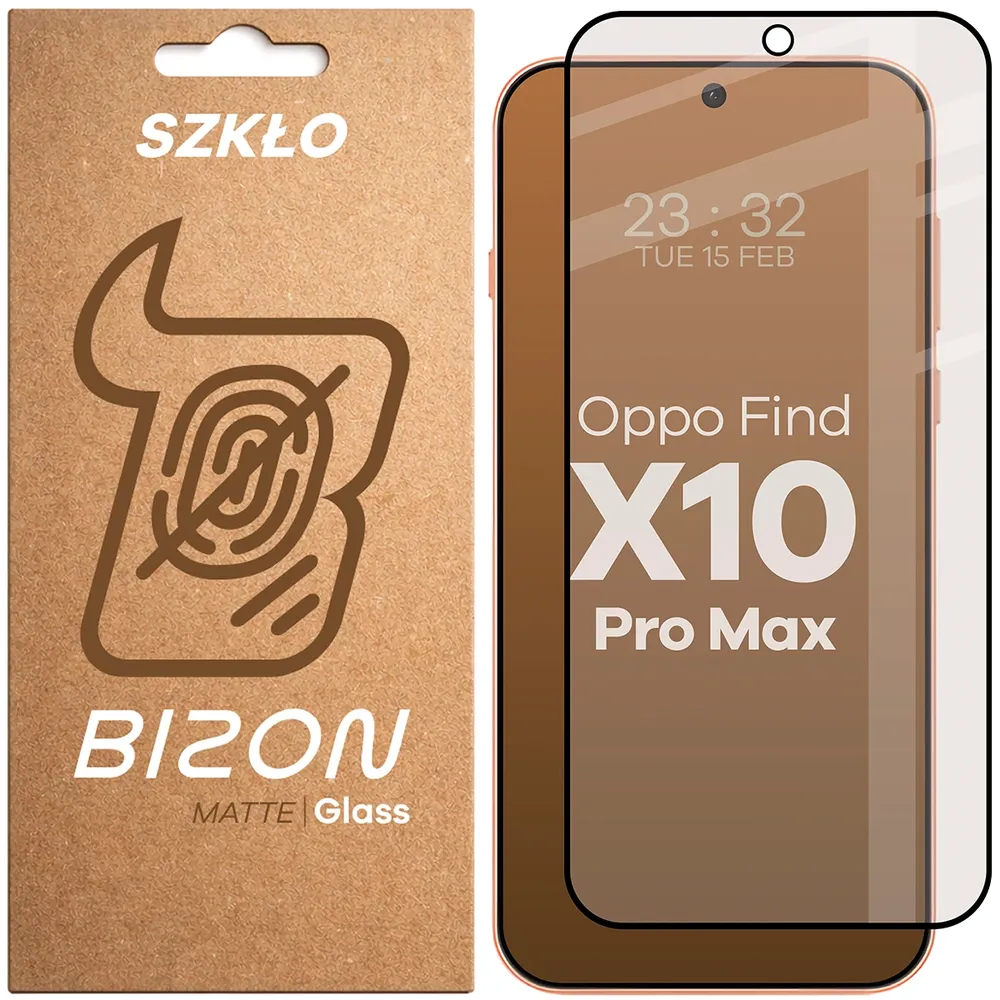Szkło matowe na ekran Bizon Glass Matte do OPPO Find X10 Pro Max, 1 sztuka