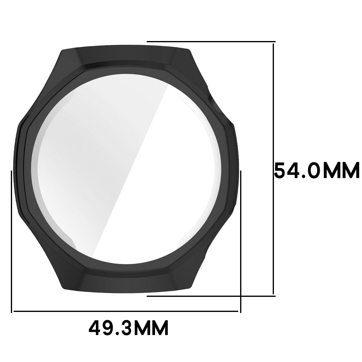 Etui Bizon Case Watch Felipe dla Huawei Watch GT 7 Pro 46 mm