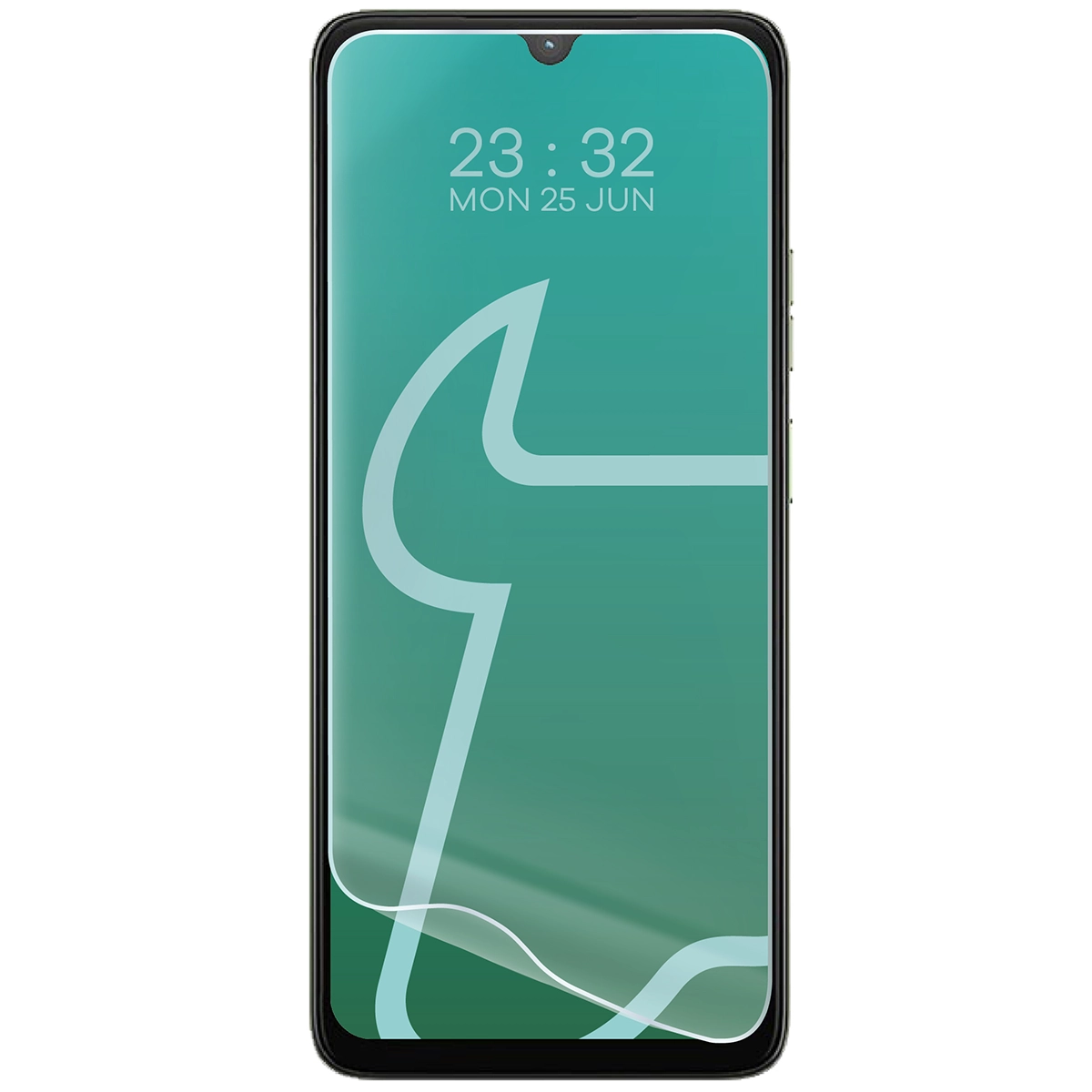 Folia hydrożelowa do Motorola Moto G06 4G / Power 4G obok telefonu