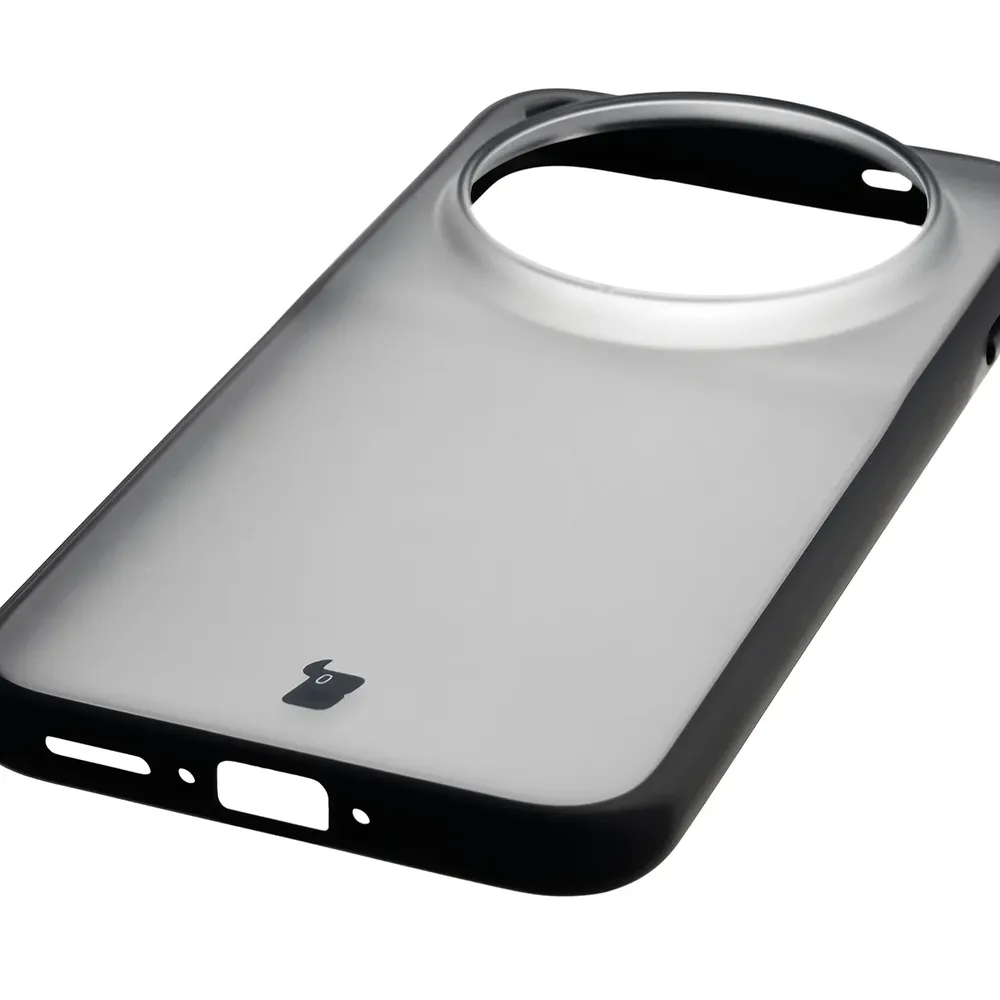 Zintegrowane przyciski, wycięcia i hybrydowy materiał w etui Bizon Case Angelo do Vivo X500 Pro Max