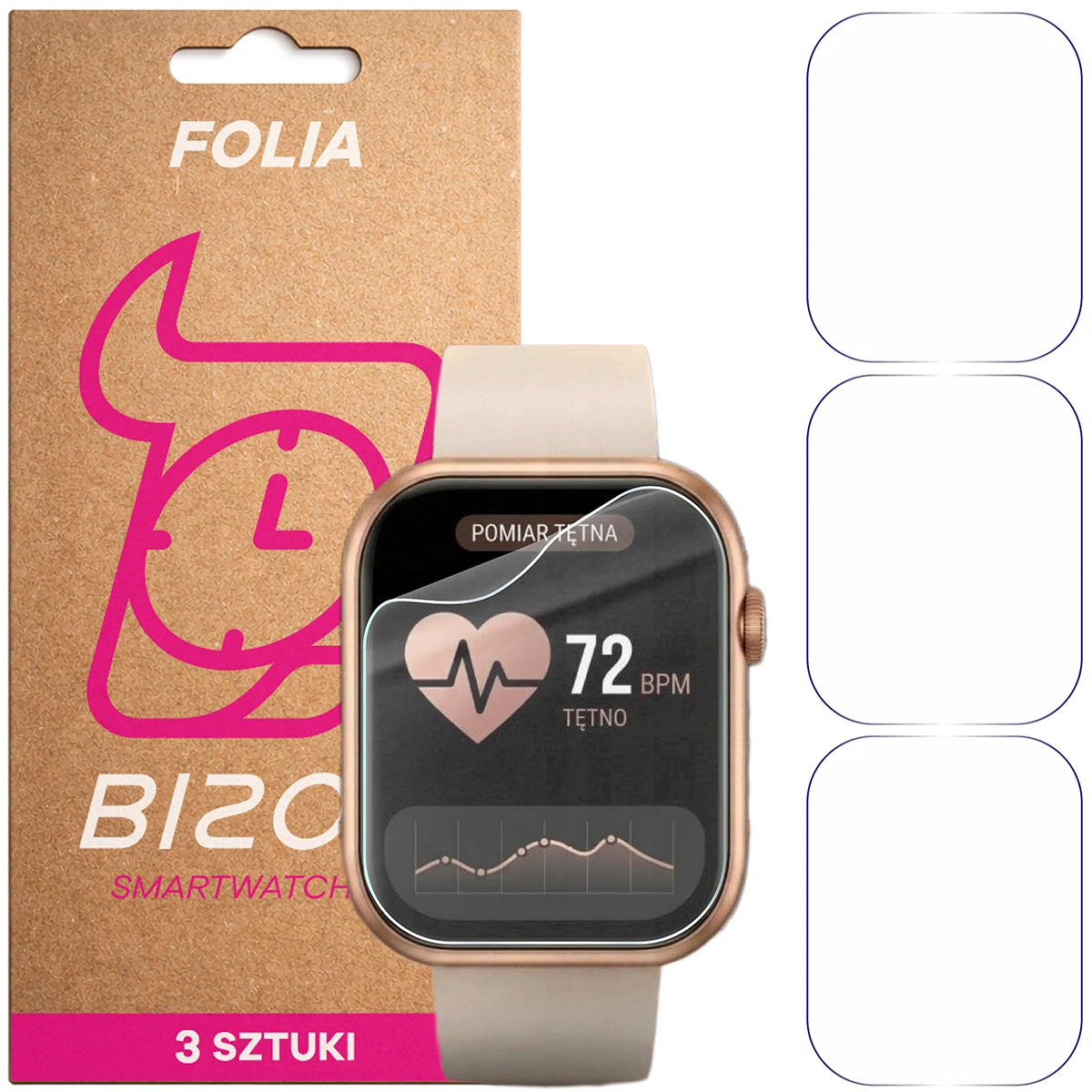 Folia hydrożelowa Bizon Watch Film HydroFlex dla Vess K7Pro