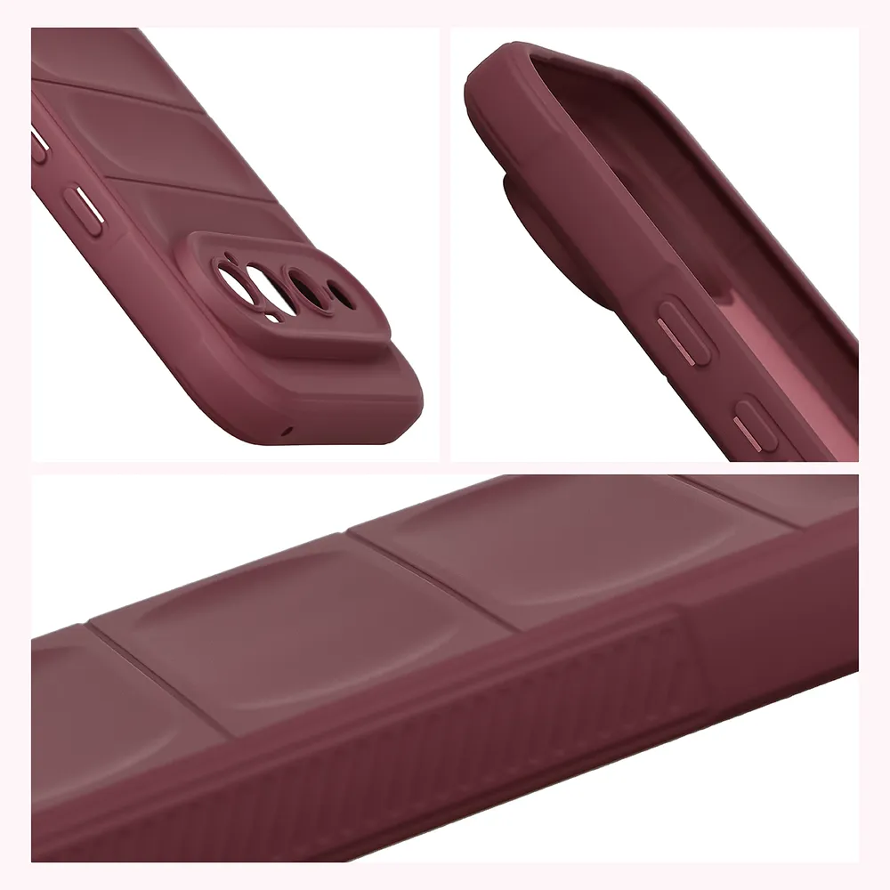Teksturowane boki i podwyższone krawędzie ekranu i aparatu w etui Bizon Case Tur do Google Pixel 11 Pro XL