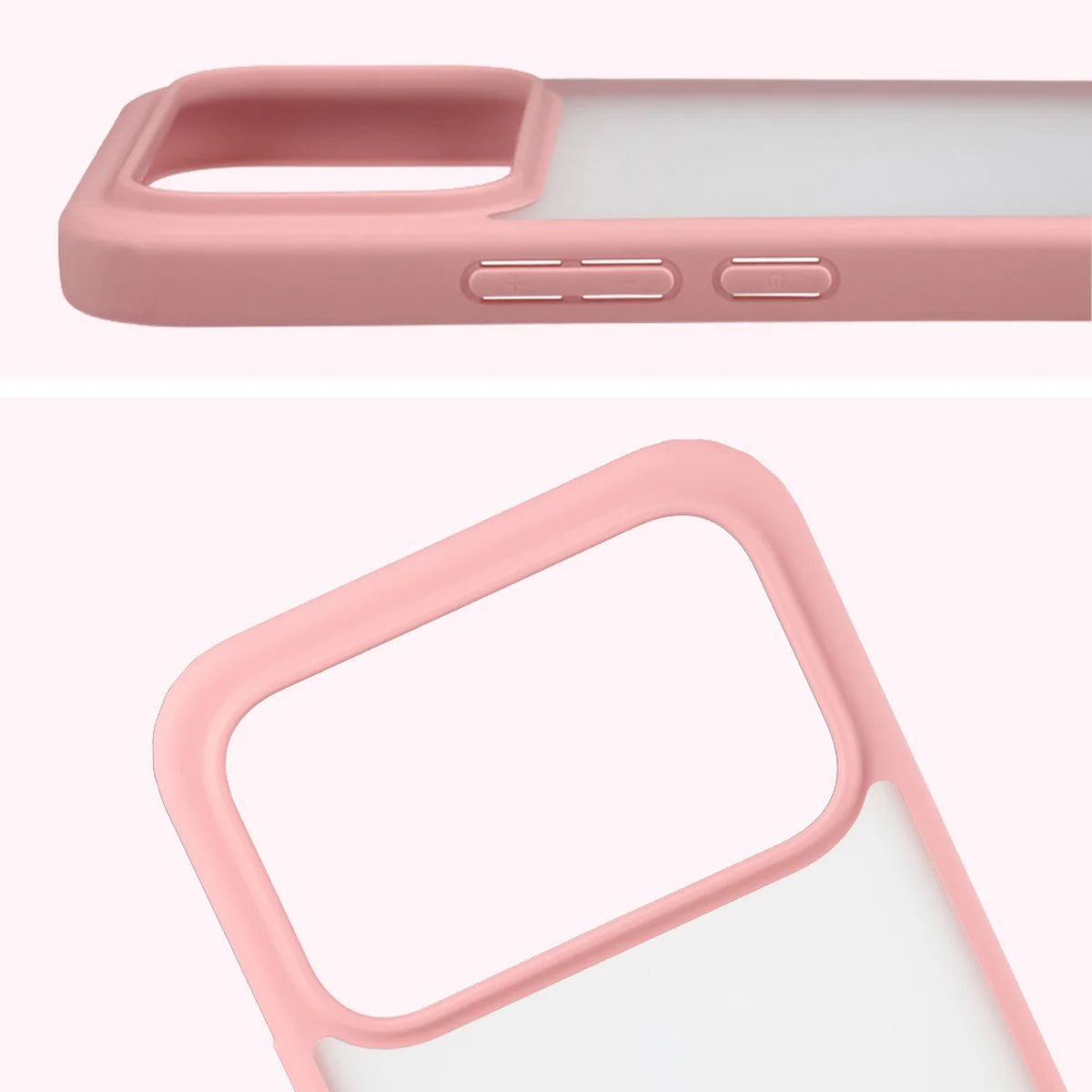 Pełne wycięcie i podwyższone krawędzie aparatu w etui Bizon Case Angelo do Xiaomi POCO F9 Ultra