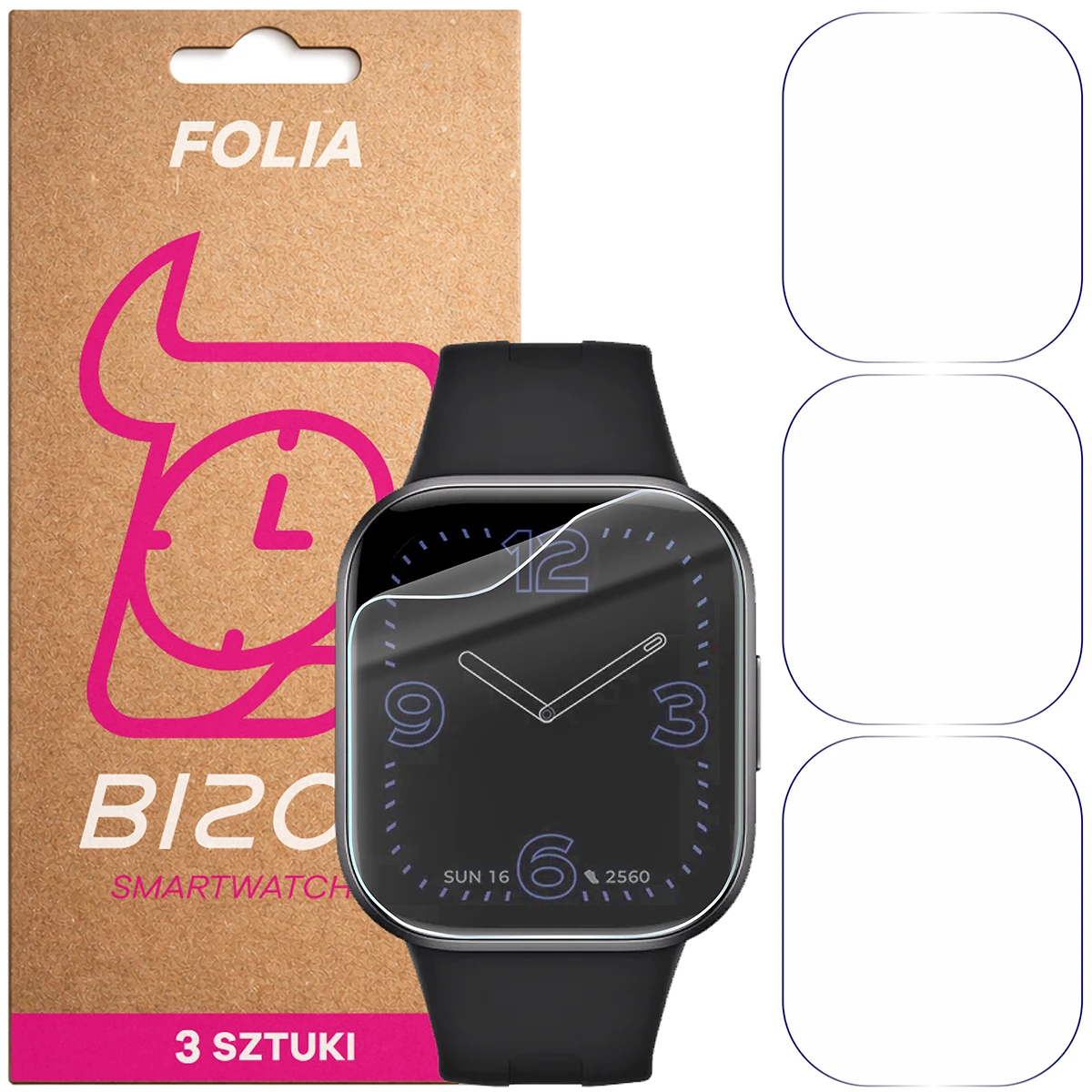 Folia hydrożelowa Bizon Watch Film HydroFlex dla Xiaomi Redmi Watch 6 Active