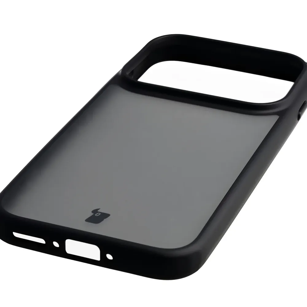 Zintegrowane przyciski, wycięcia i hybrydowy materiał w etui Bizon Case Angelo do OPPO Find X10