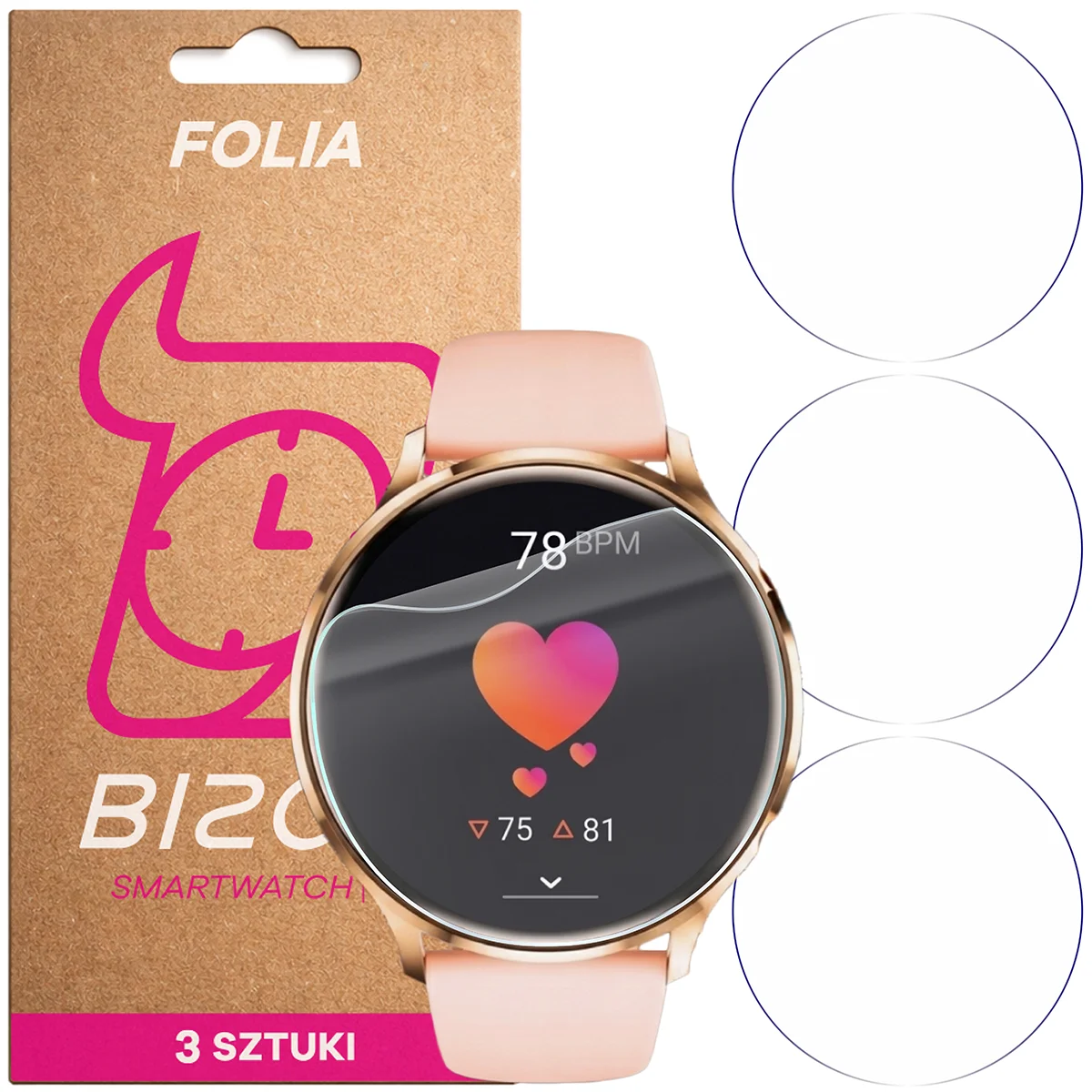 Folia hydrożelowa Bizon Watch Film HydroFlex dla Vess Q40S