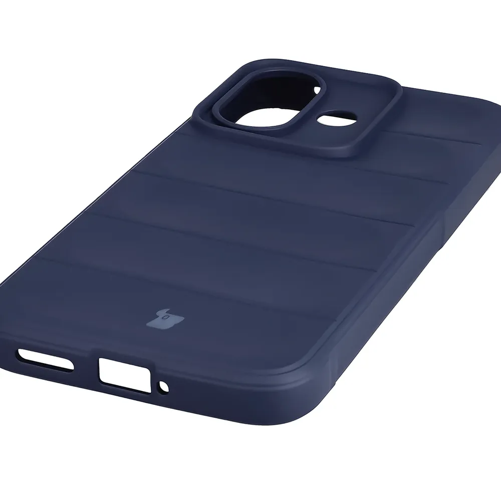 Precyzyjne wycięcia i kompatybilność z ładowaniem indukcyjnym w etui Bizon Case Tur do Xiaomi Redmi Note 17 Pro 5G