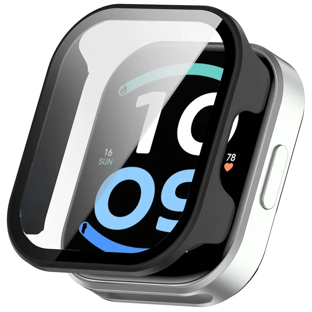 Wizualizacja nakładania etui Bizon Case Watch Adamo do Xiaomi Redmi Watch 6 Active