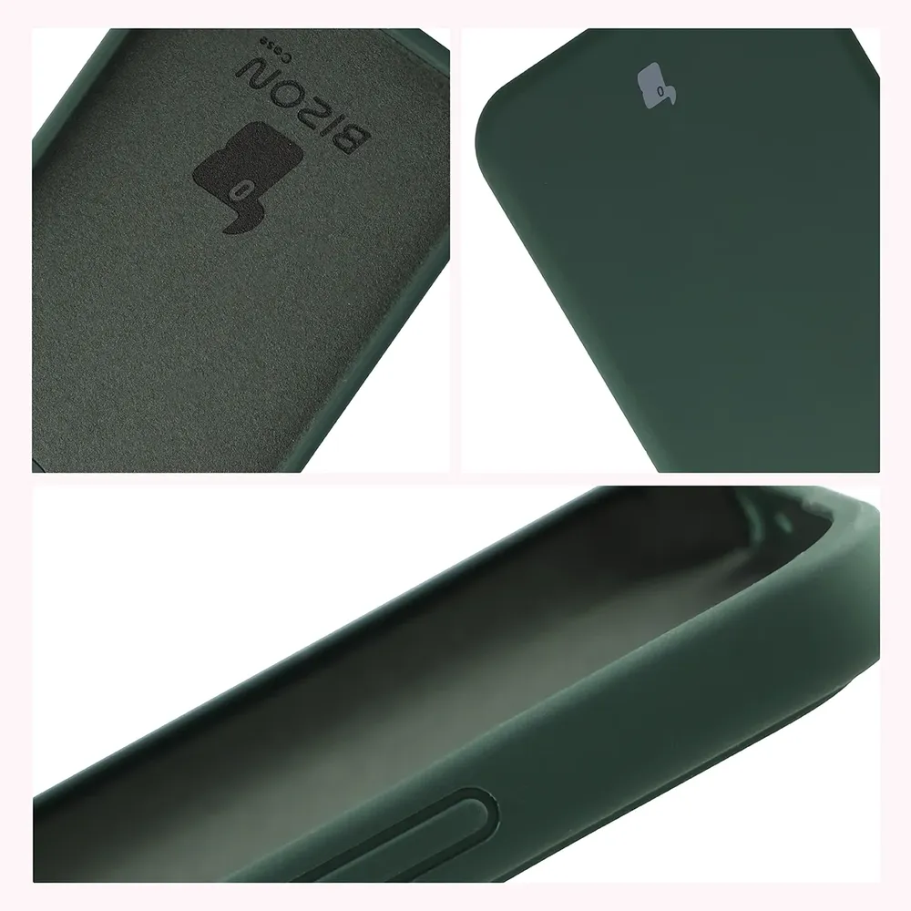 Konstrukcja etui Bizon Soft Case: zintegrowane osłony, podwyższone krawędzie i wyściółka z mikrofibry do Xiaomi Redmi 17 5G / 4G