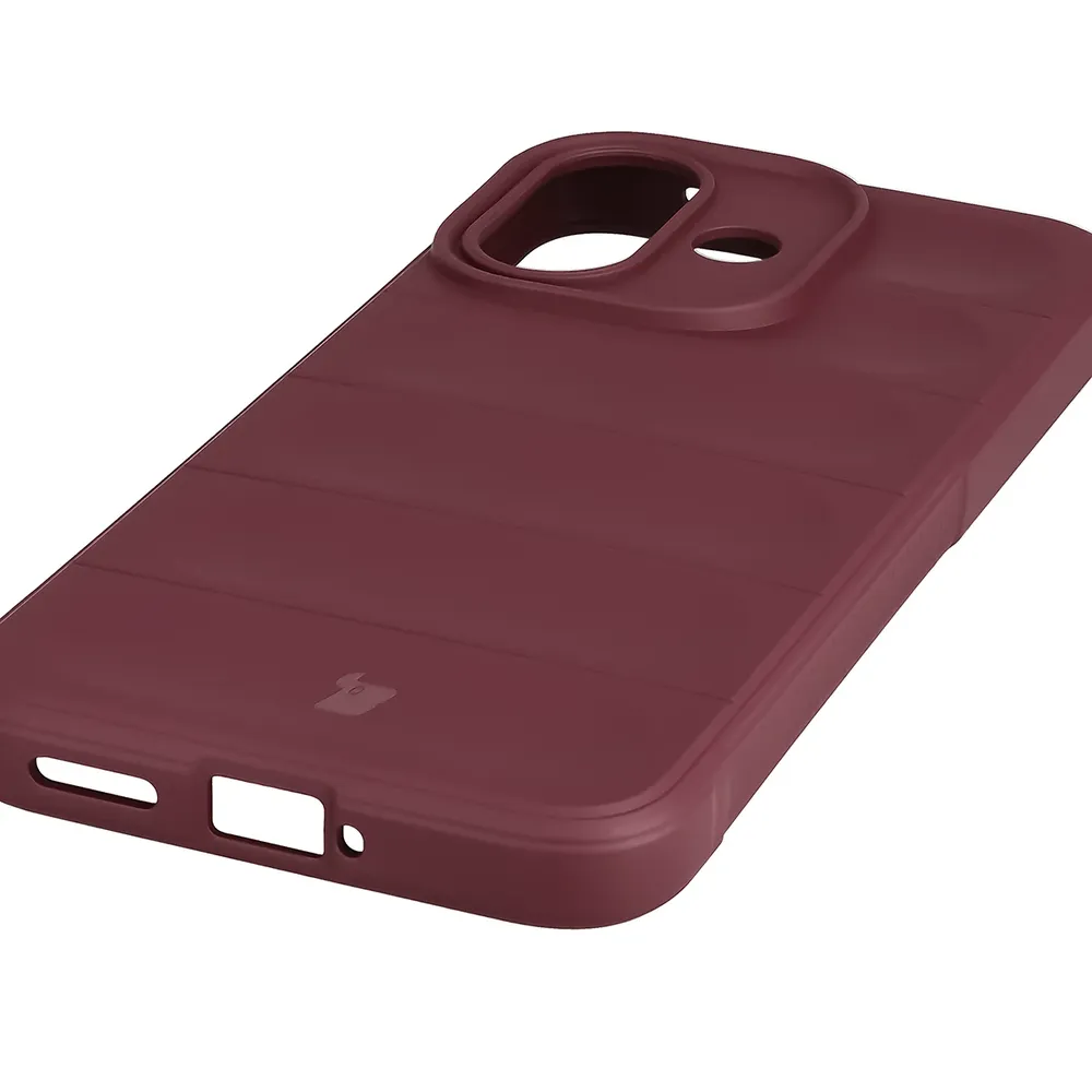 Precyzyjne wycięcia i kompatybilność z ładowaniem indukcyjnym w etui Bizon Case Tur do Xiaomi Redmi Note 17 Pro 5G