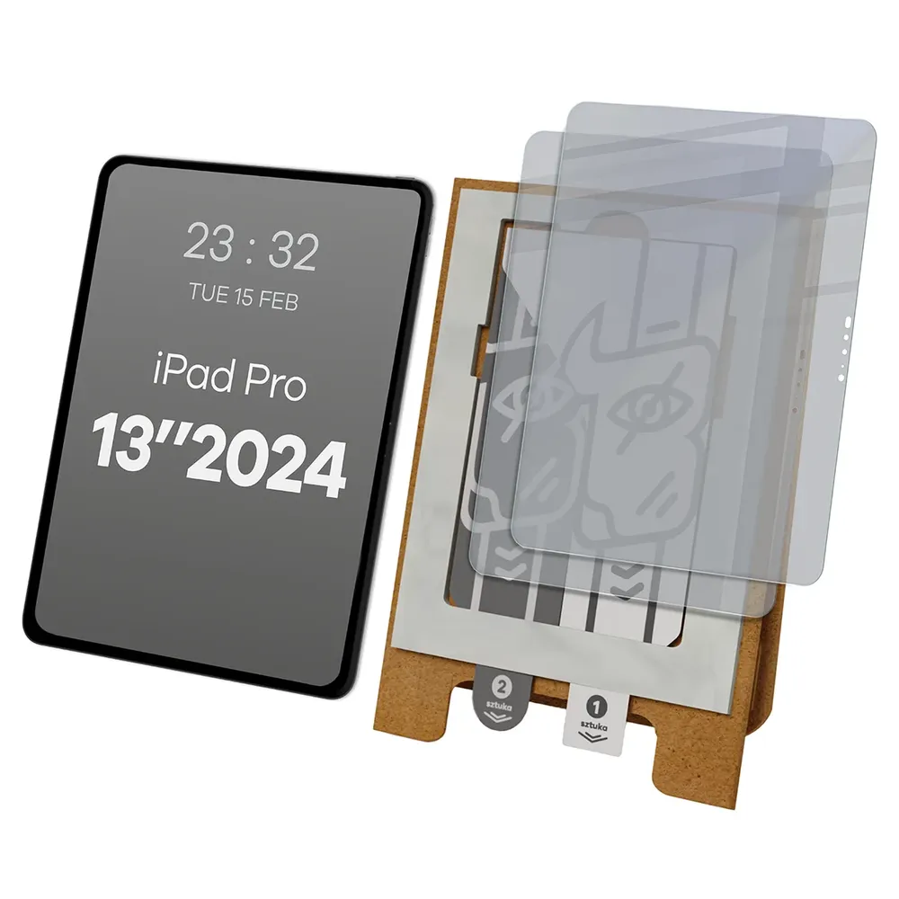 Aplikator Bizon Eplikator Tab Hybrid Shadow do łatwej aplikacji ochrony ekranu dla Apple iPad Pro 13 M4 2024