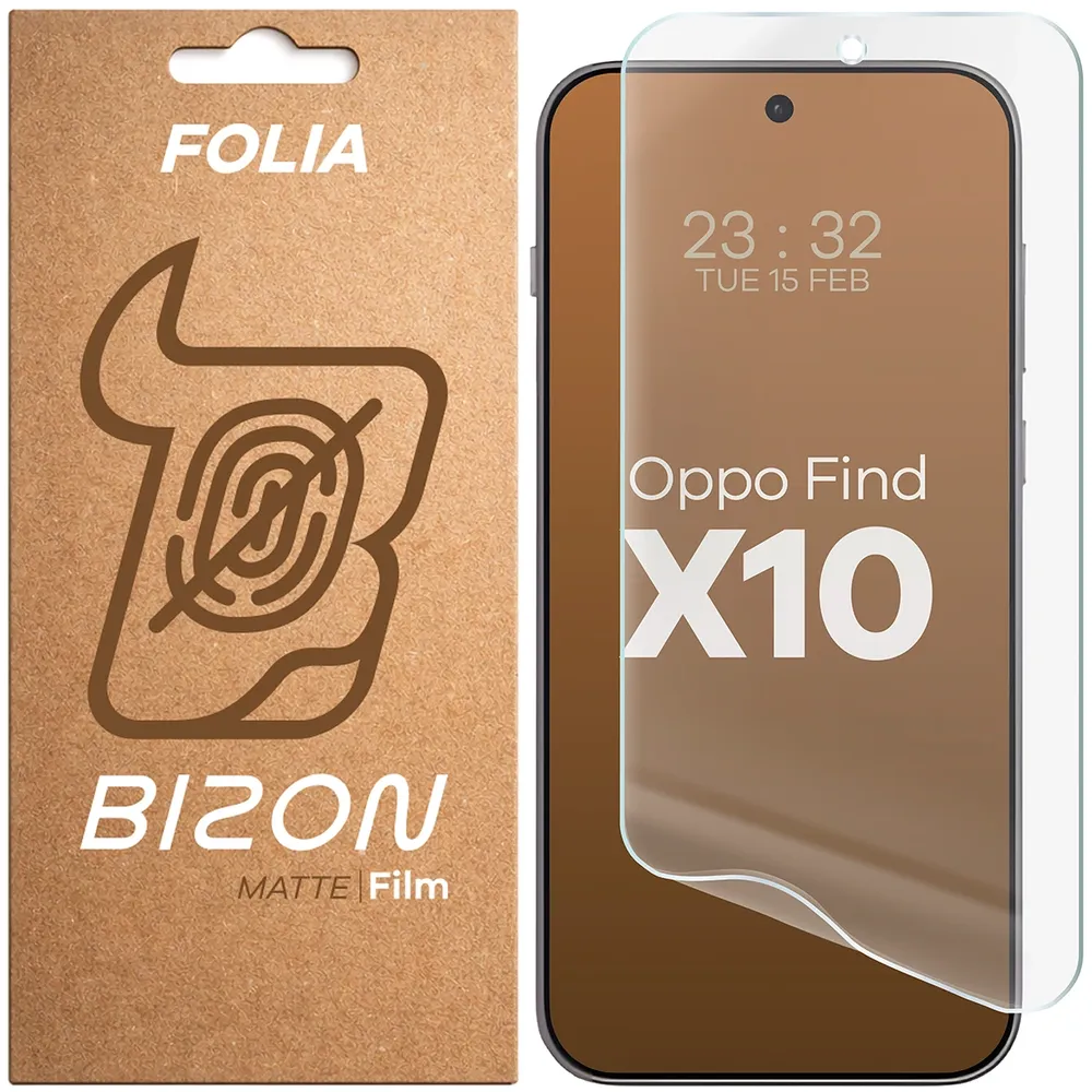 Folia matowa na ekran Bizon Film Matte do OPPO Find X10, 1 sztuka