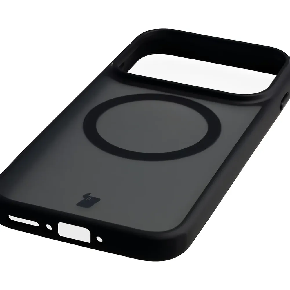 Zintegrowane przyciski, wycięcia i hybrydowy materiał w etui Bizon Case MatteO do OPPO Find X10